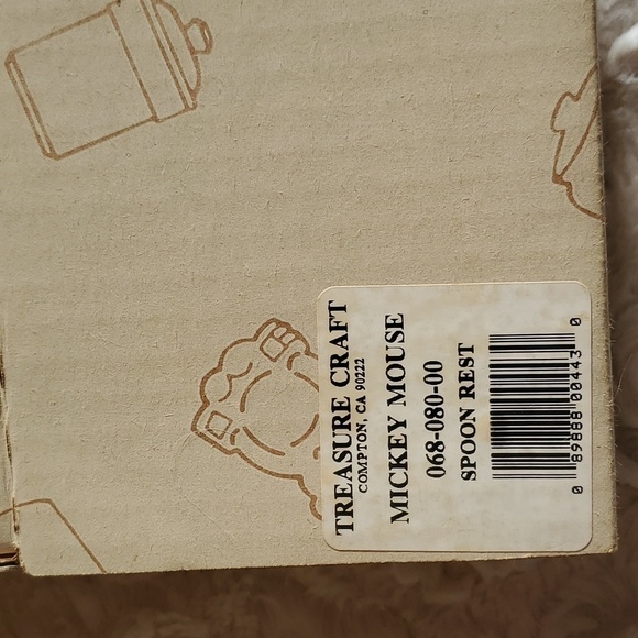 Disney Vintage Treasure Craft Mickey Mouse Spoon Rest - Picture 5 of 7